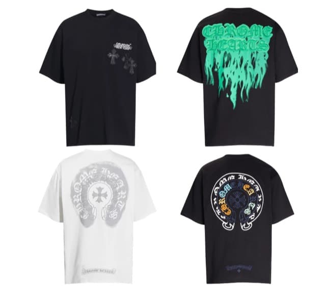 Chrome Hearts T-shirts (+17 styles)
