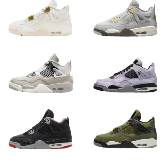 Jordan 4 (+15 Styles)