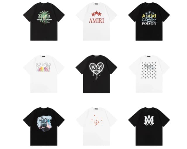 Stussy / Amiri T-shirts (+15 styles)